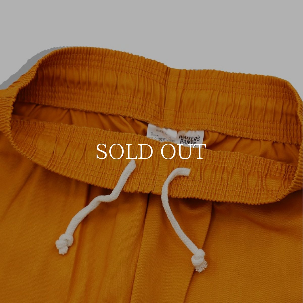 画像7: COOKMAN  Waiter's Pants (Mustard) (7)