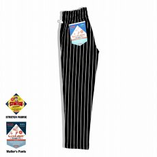 画像2: COOKMAN  Waiter's Pants Stripe (Black) (2)