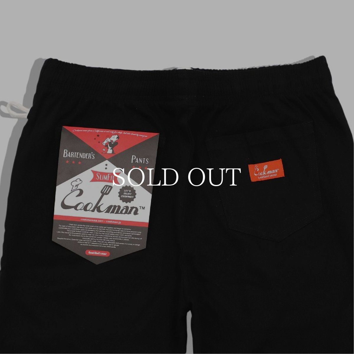 画像4: COOKMAN  Bartender's Pants (Black) (4)