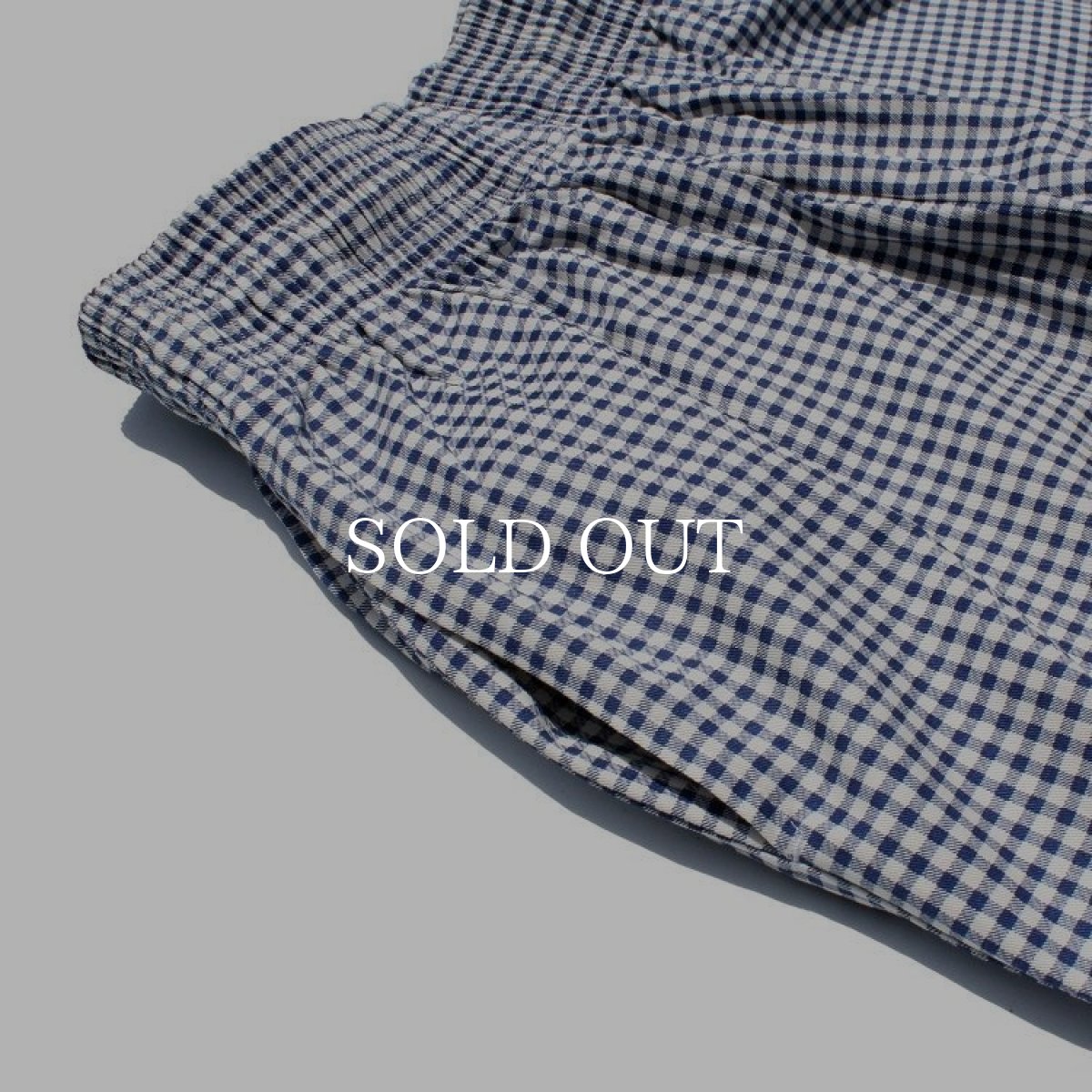 画像9: COOKMAN  Chef Pants Gingham (Navy) (9)