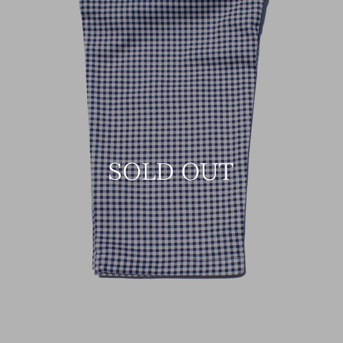 画像3: COOKMAN  Chef Pants Gingham (Navy) (3)