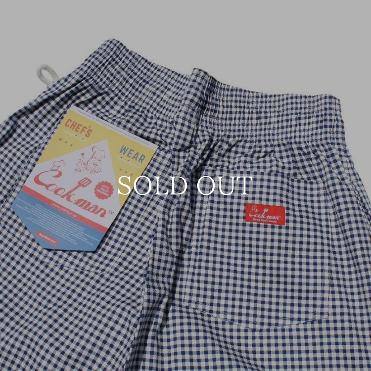 画像4: COOKMAN  Chef Pants Gingham (Navy) (4)