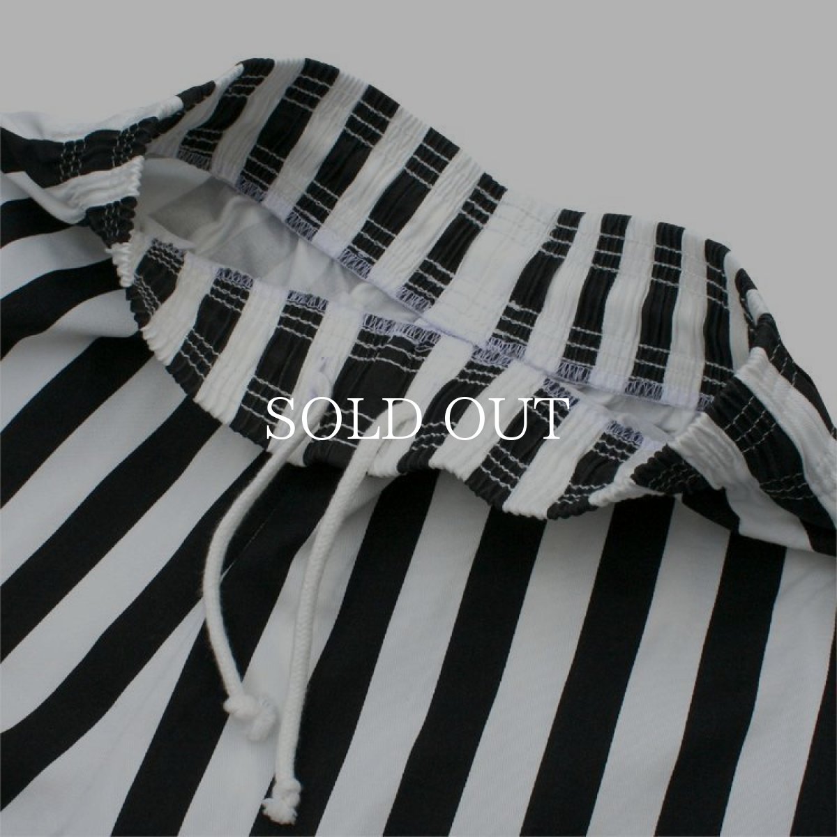 画像7: COOKMAN  Chef Pants Wide stripe (Black) (7)