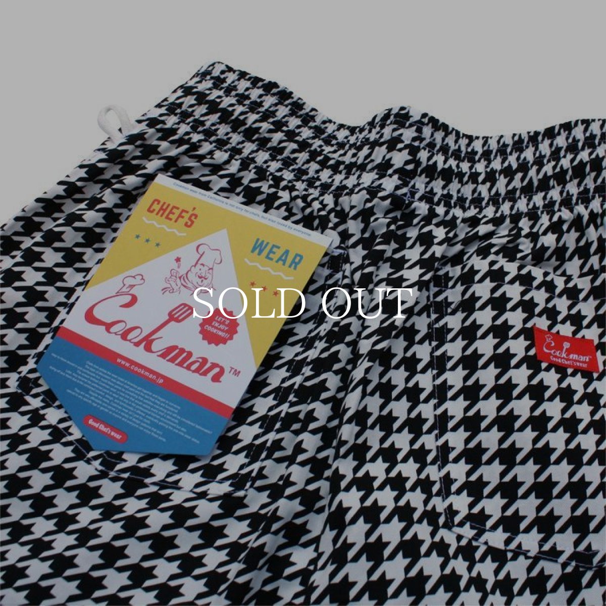 画像5: COOKMAN  Chef Pants Big Cidori (Black) (5)