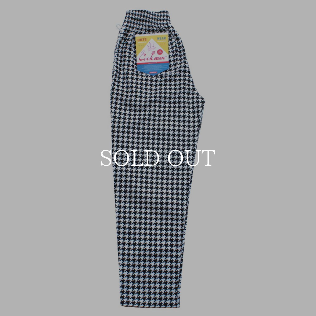 画像2: COOKMAN  Chef Pants Big Cidori (Black) (2)