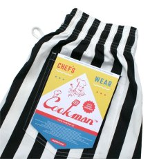 画像4: COOKMAN  Chef Pants Wide stripe (Black) (4)