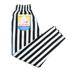 画像1: COOKMAN  Chef Pants Wide stripe (Black) (1)