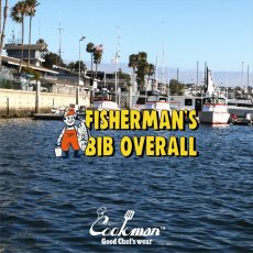 画像14: COOKMAN  Fisherman's Bib Overall Hickory (Navy) (14)