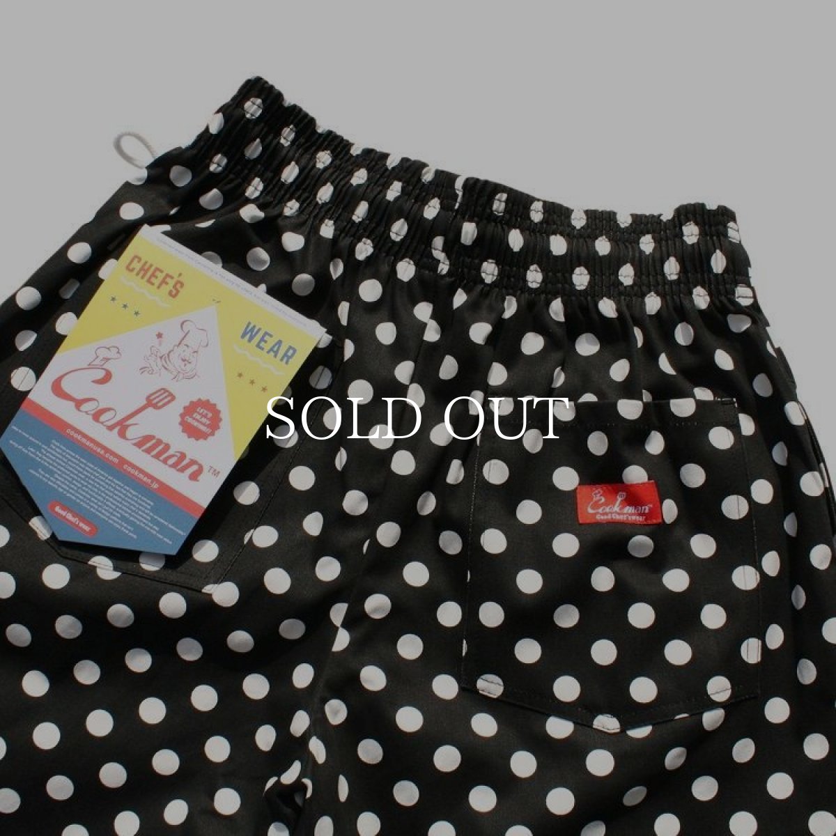 画像5: COOKMAN  Chef Pants Dots (Black) (5)