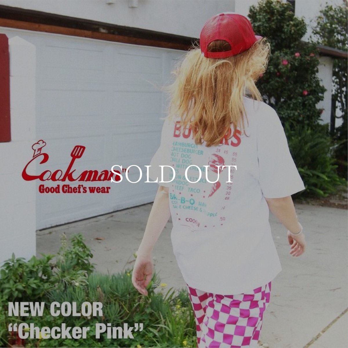 画像11: COOKMAN  Chef Pants Checker (Pink) (11)