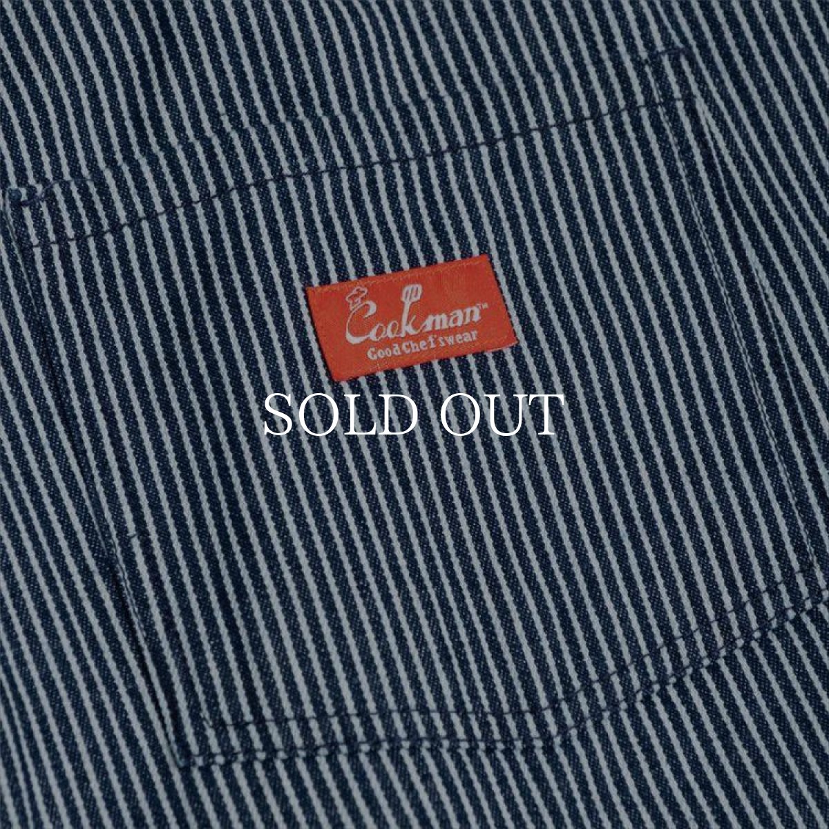 画像8: COOKMAN  Fisherman's Bib Overall Hickory (Navy) (8)