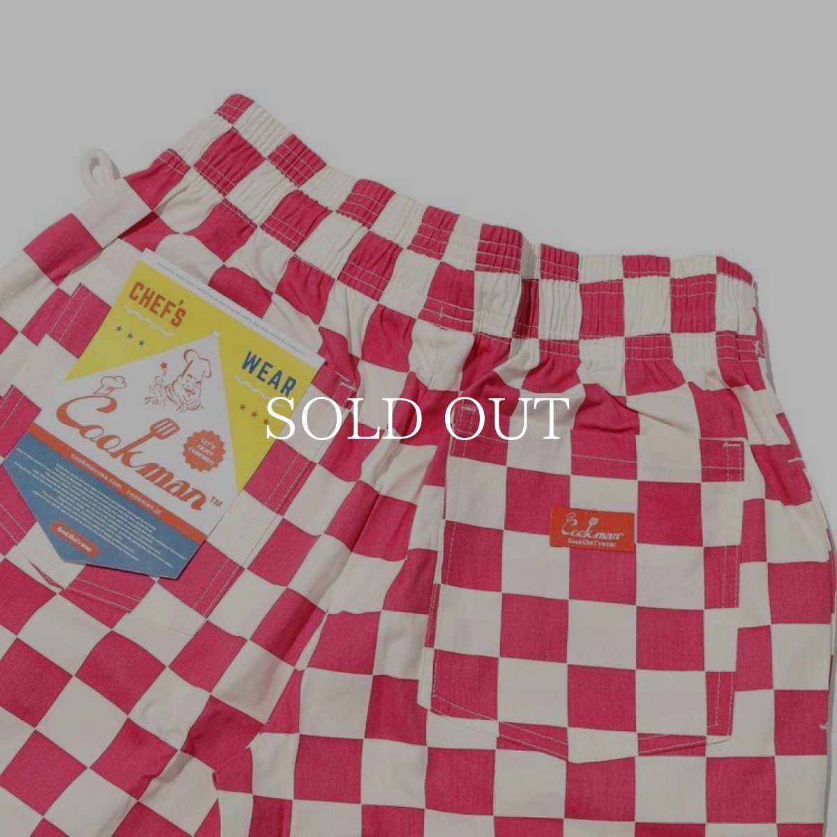 画像5: COOKMAN  Chef Pants Checker (Pink) (5)