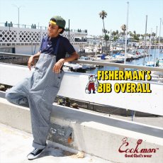 画像11: COOKMAN  Fisherman's Bib Overall Hickory (Navy) (11)