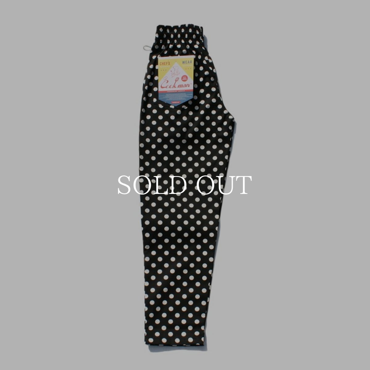 画像2: COOKMAN  Chef Pants Dots (Black) (2)