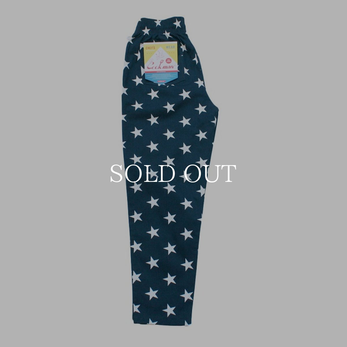 画像2: COOKMAN  Chef Pants Star (Navy) (2)