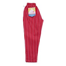 画像2: COOKMAN  Chef Pants Stripe (Red) (2)