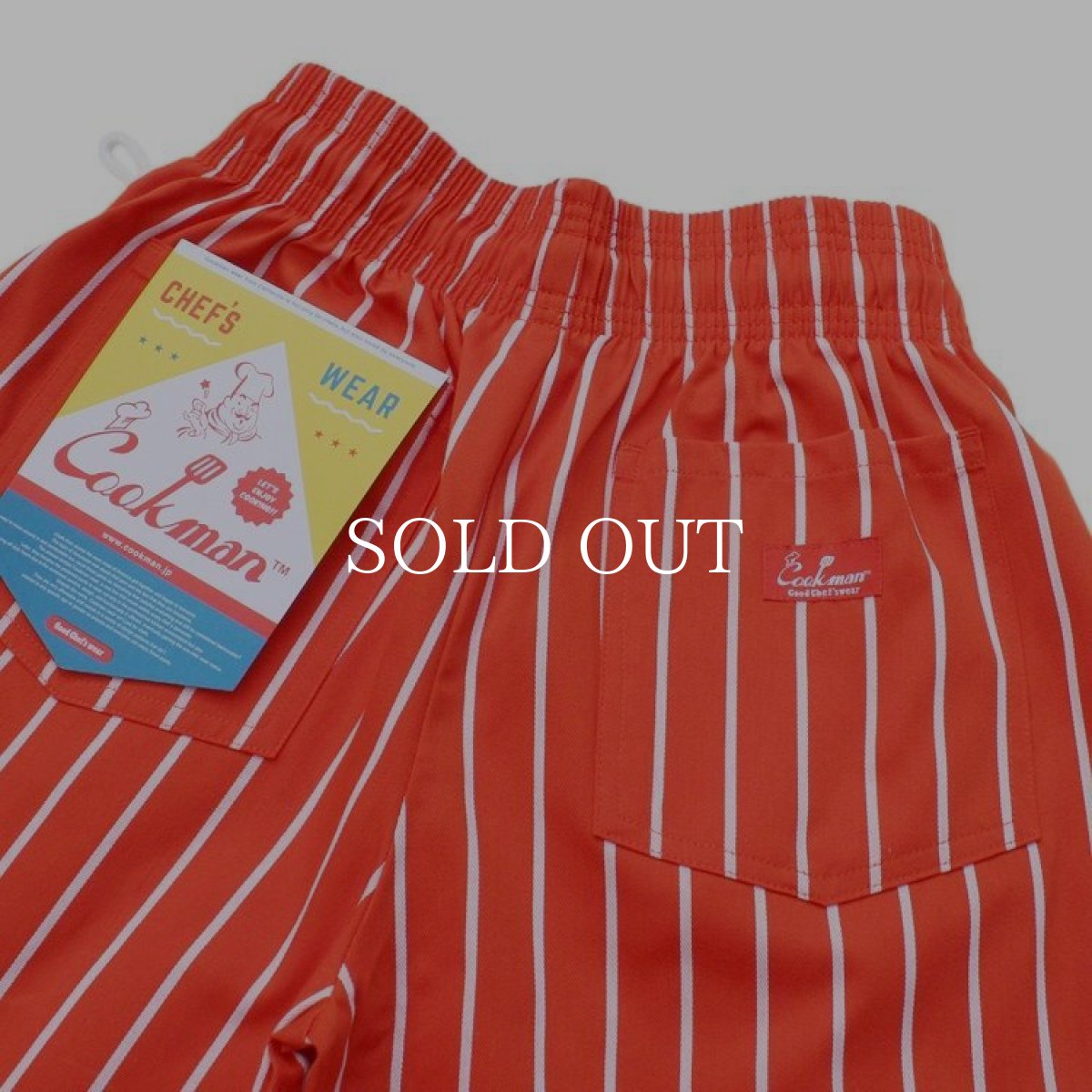 画像5: COOKMAN  Chef Pants Stripe (Orange) (5)