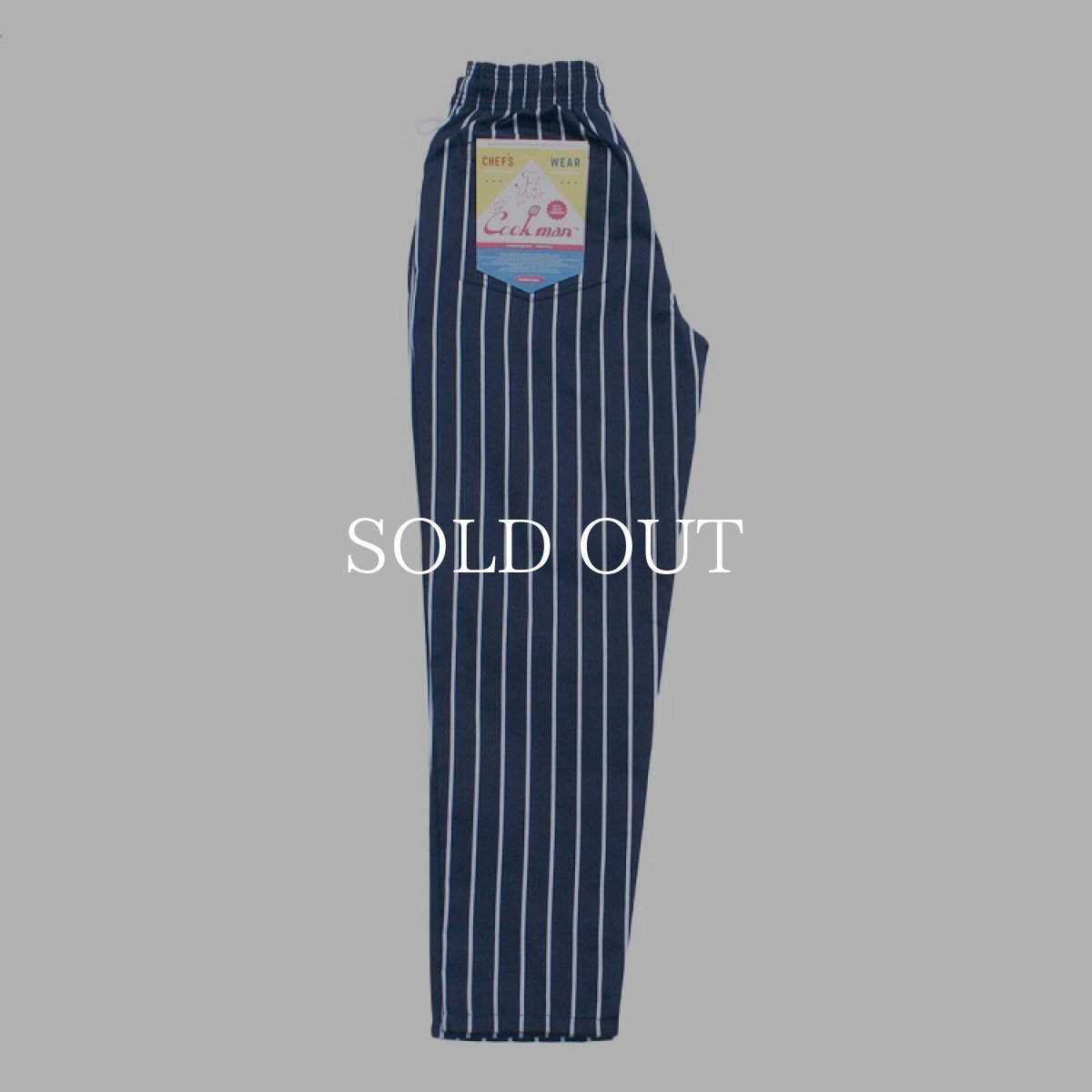 画像2: COOKMAN  Chef Pants Stripe (Navy) (2)