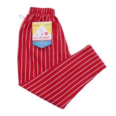 画像1: COOKMAN  Chef Pants Stripe (Red) (1)