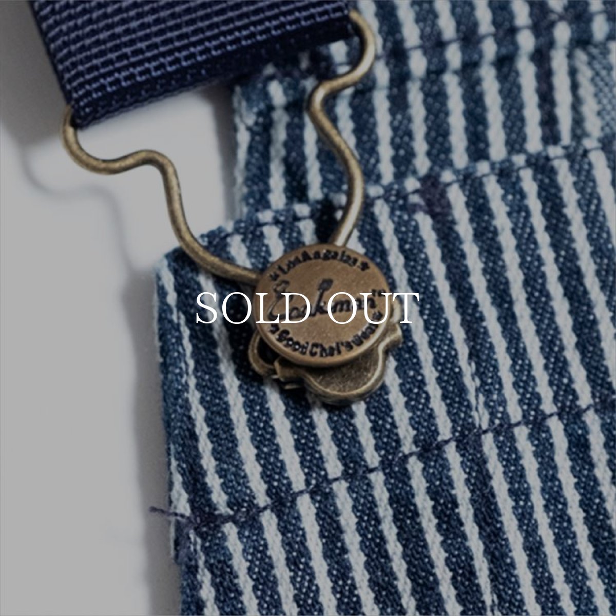 画像10: COOKMAN  Fisherman's Bib Overall Hickory (Navy) (10)