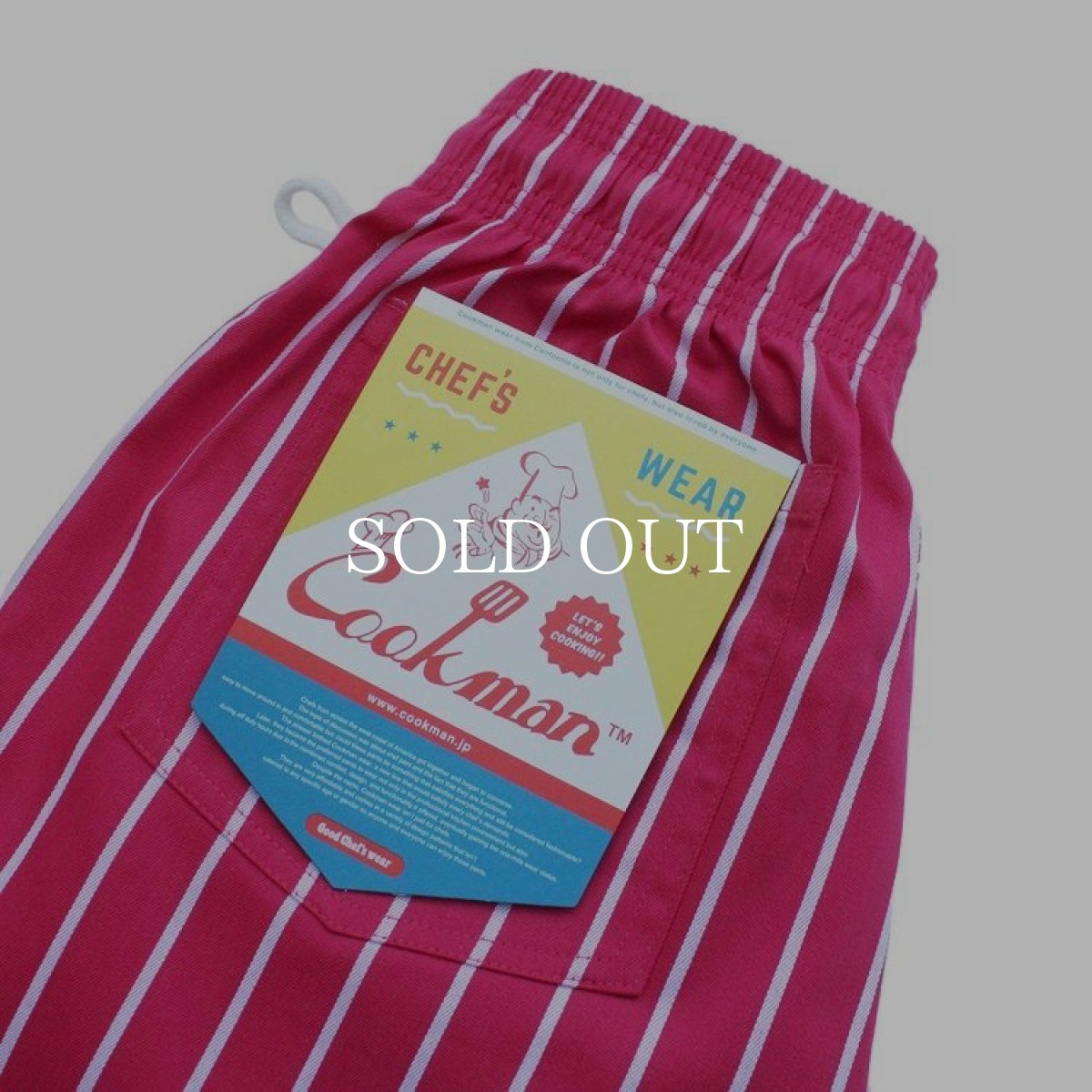 画像4: COOKMAN  Chef Pants Stripe (Pink) (4)