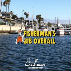 画像15: COOKMAN  Fisherman's Bib Overall Wide Stripe (Navy) (15)