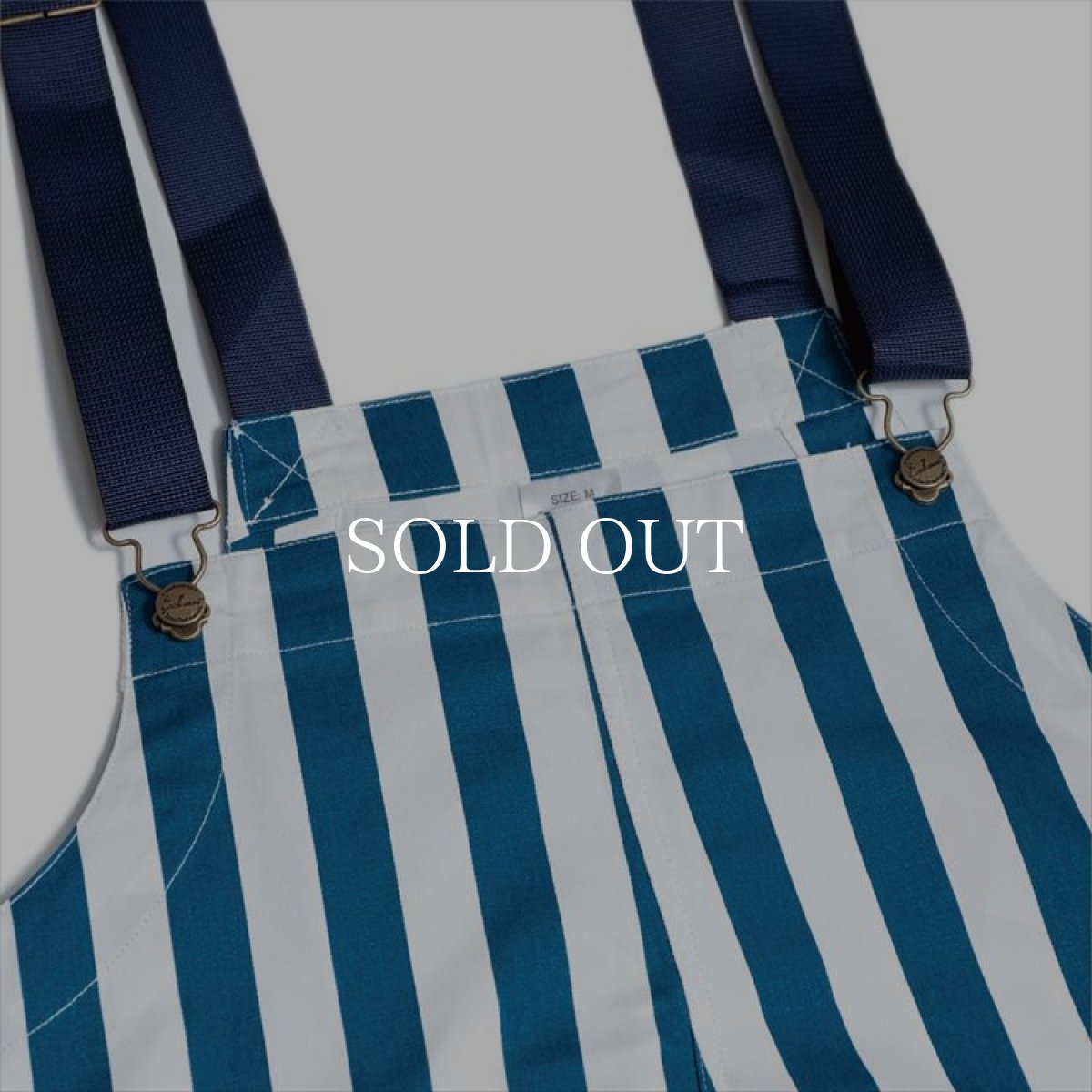 画像4: COOKMAN  Fisherman's Bib Overall Wide Stripe (Navy) (4)