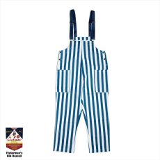 画像2: COOKMAN  Fisherman's Bib Overall Wide Stripe (Navy) (2)