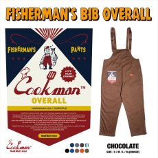 画像1: COOKMAN  Fisherman's Bib Overall (Chocolate) (1)