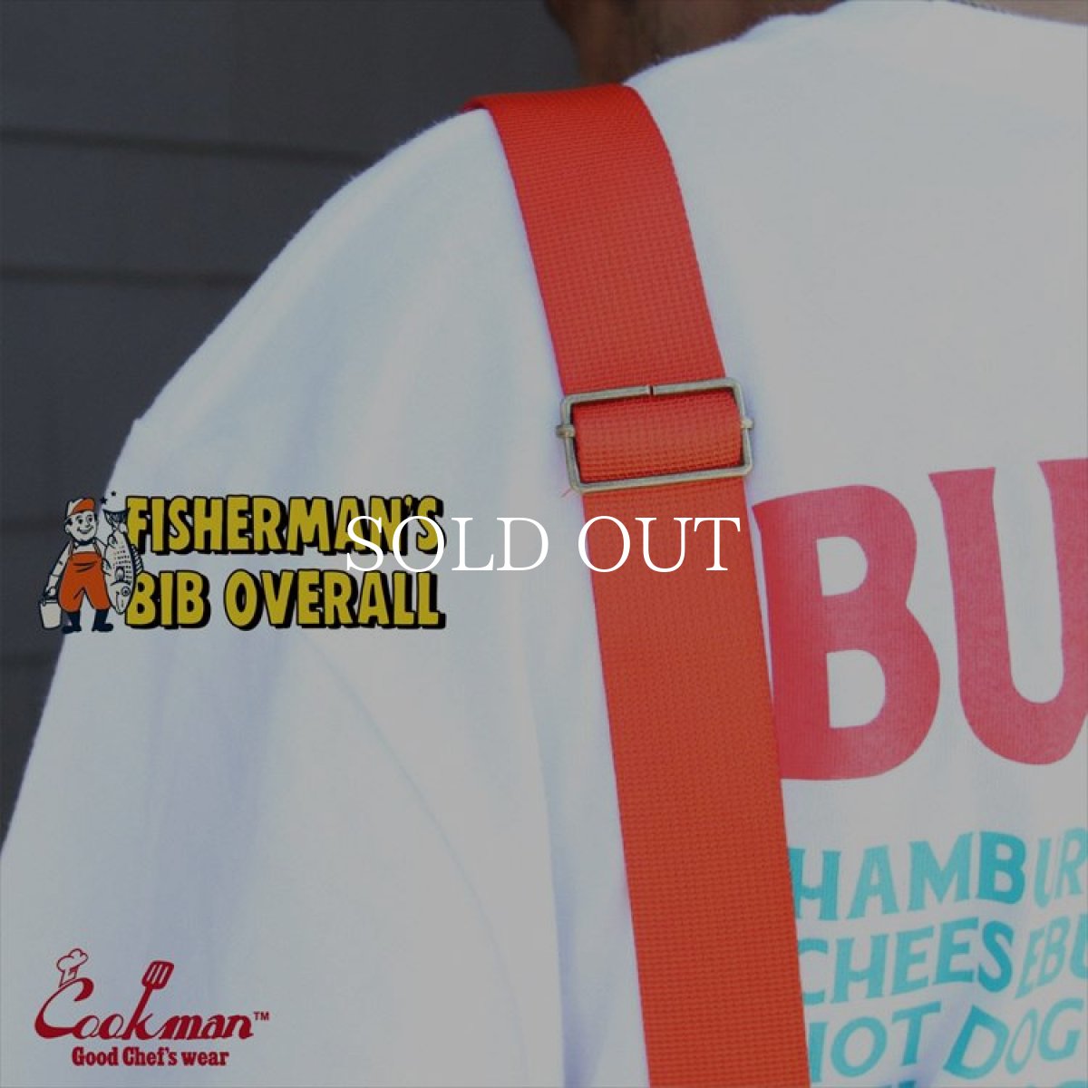 画像18: COOKMAN  Fisherman's Bib Overall (Orange) (18)