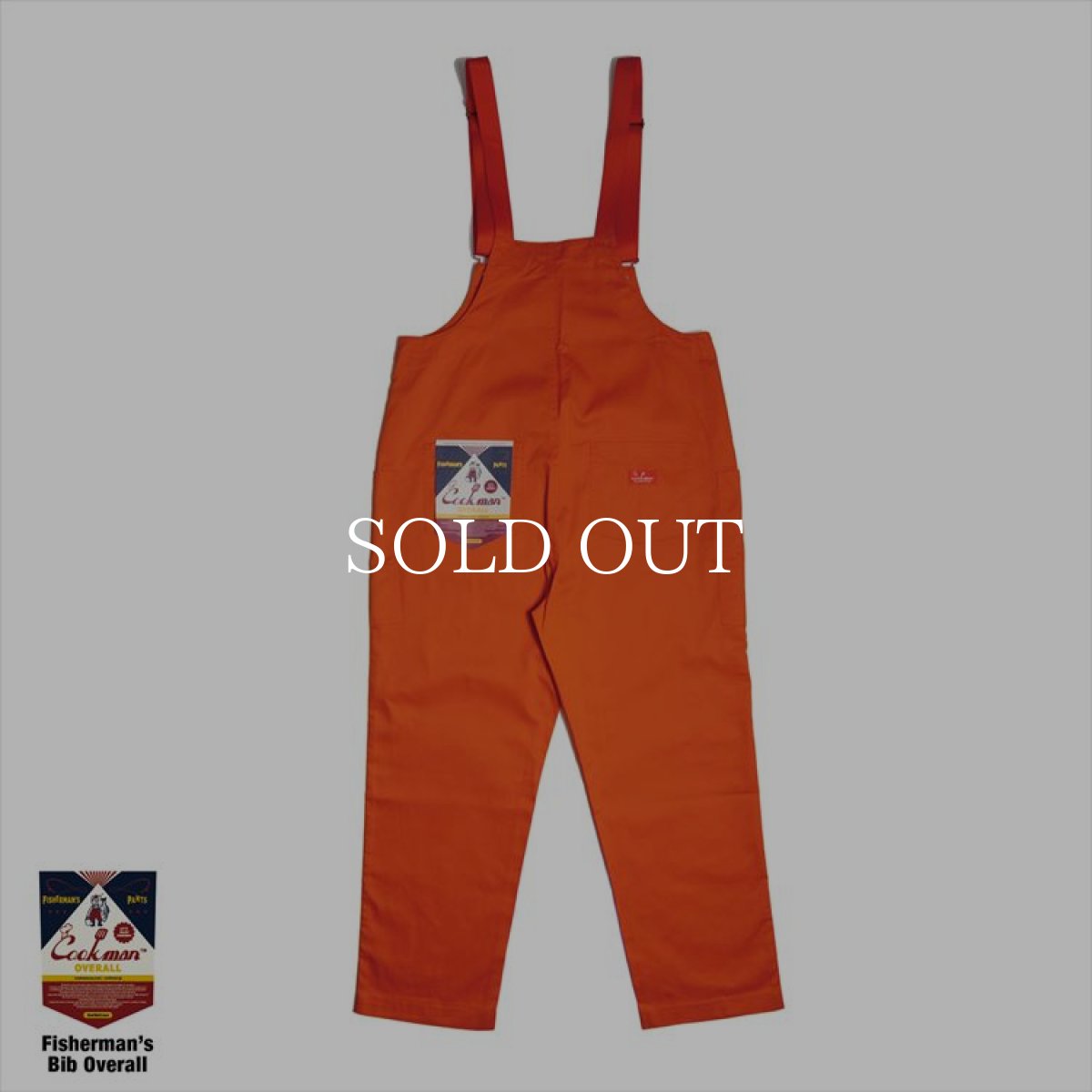 画像3: COOKMAN  Fisherman's Bib Overall (Orange) (3)
