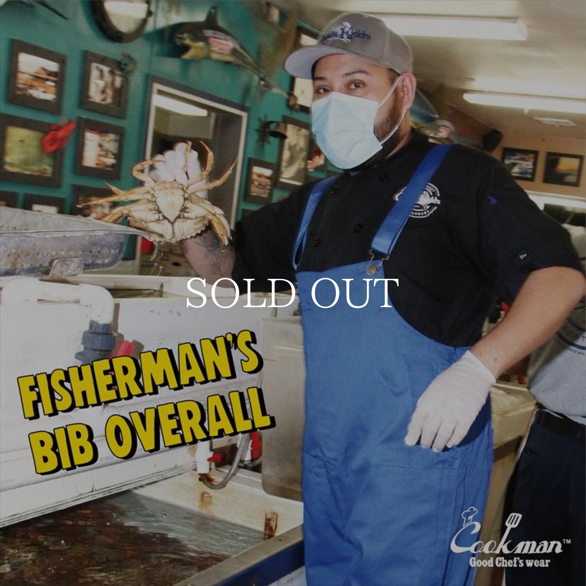 画像16: COOKMAN  Fisherman's Bib Overall (Deep Blue) (16)