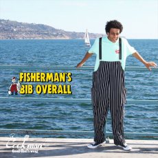 画像11: COOKMAN  Fisherman's Bib Overall Stripe (Black) (11)