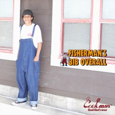 画像11: COOKMAN  Fisherman's Bib Overall Denim (Navy) (11)