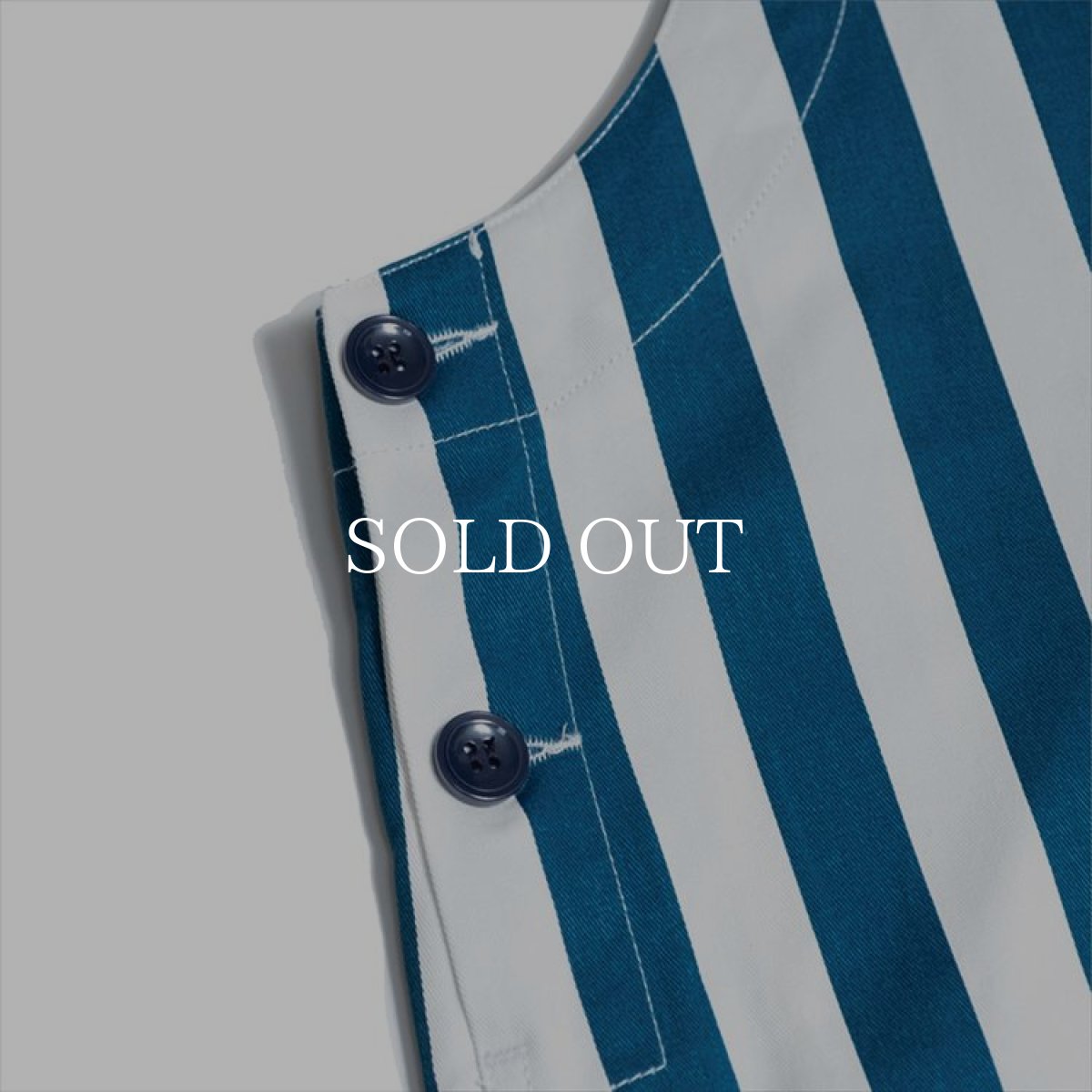 画像5: COOKMAN  Fisherman's Bib Overall Wide Stripe (Navy) (5)