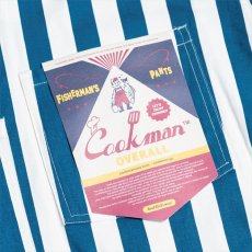 画像9: COOKMAN  Fisherman's Bib Overall Wide Stripe (Navy) (9)