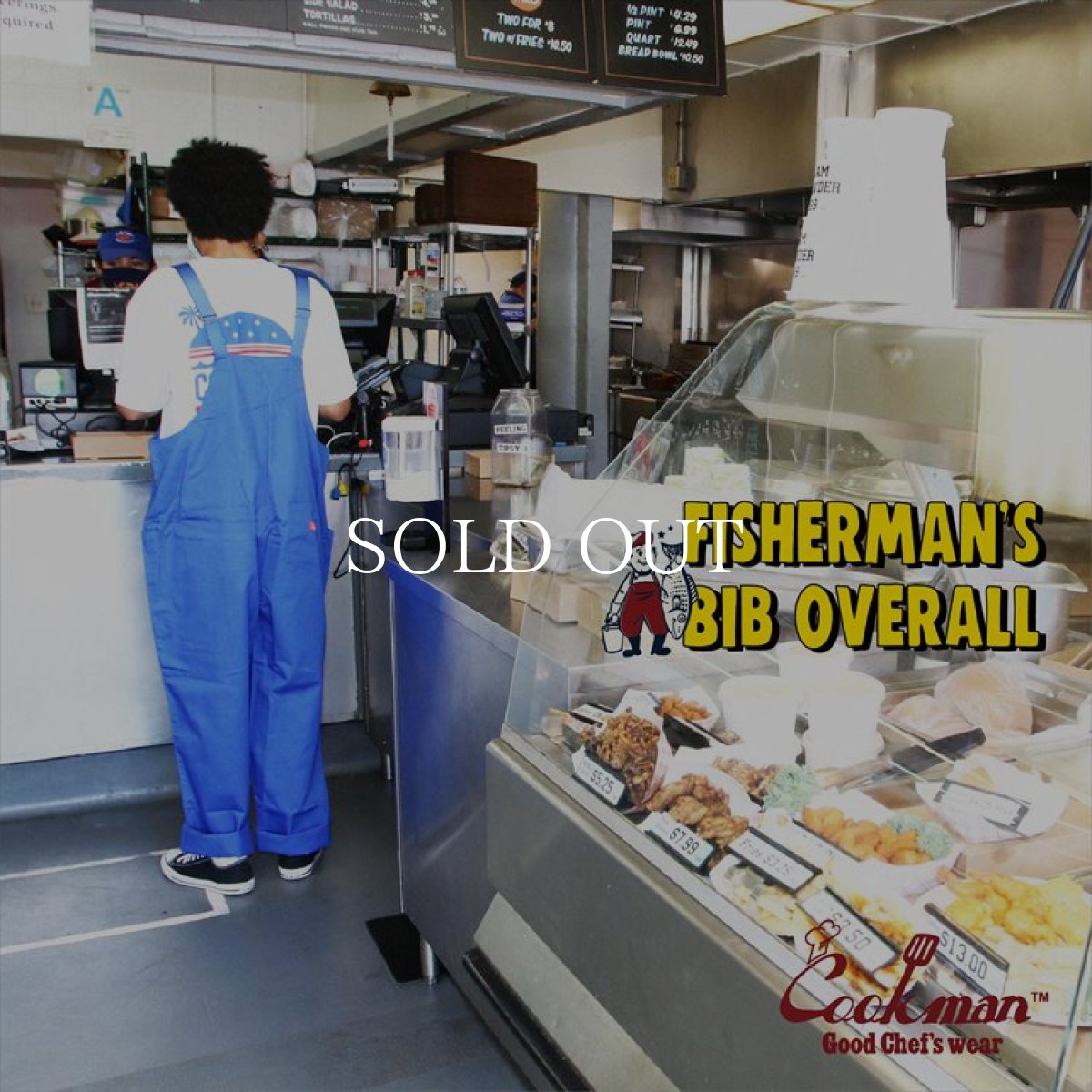 画像11: COOKMAN  Fisherman's Bib Overall (Deep Blue) (11)