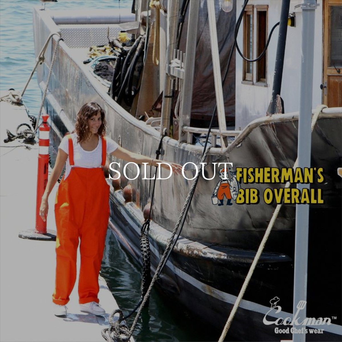 画像13: COOKMAN  Fisherman's Bib Overall (Orange) (13)