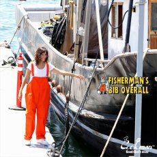 画像13: COOKMAN  Fisherman's Bib Overall (Orange) (13)