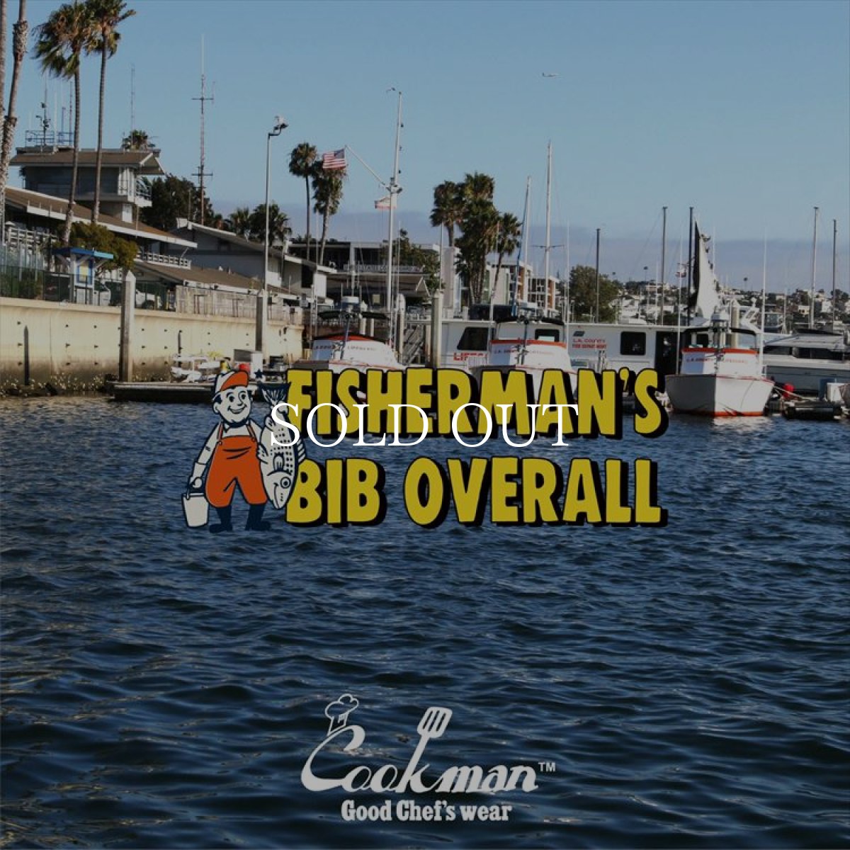 画像12: COOKMAN  Fisherman's Bib Overall Denim (Navy) (12)