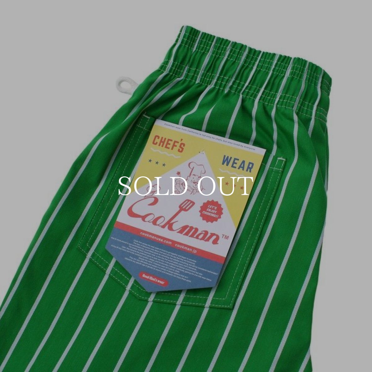 画像4: COOKMAN  Chef Pants Stripe (Light Green) (4)