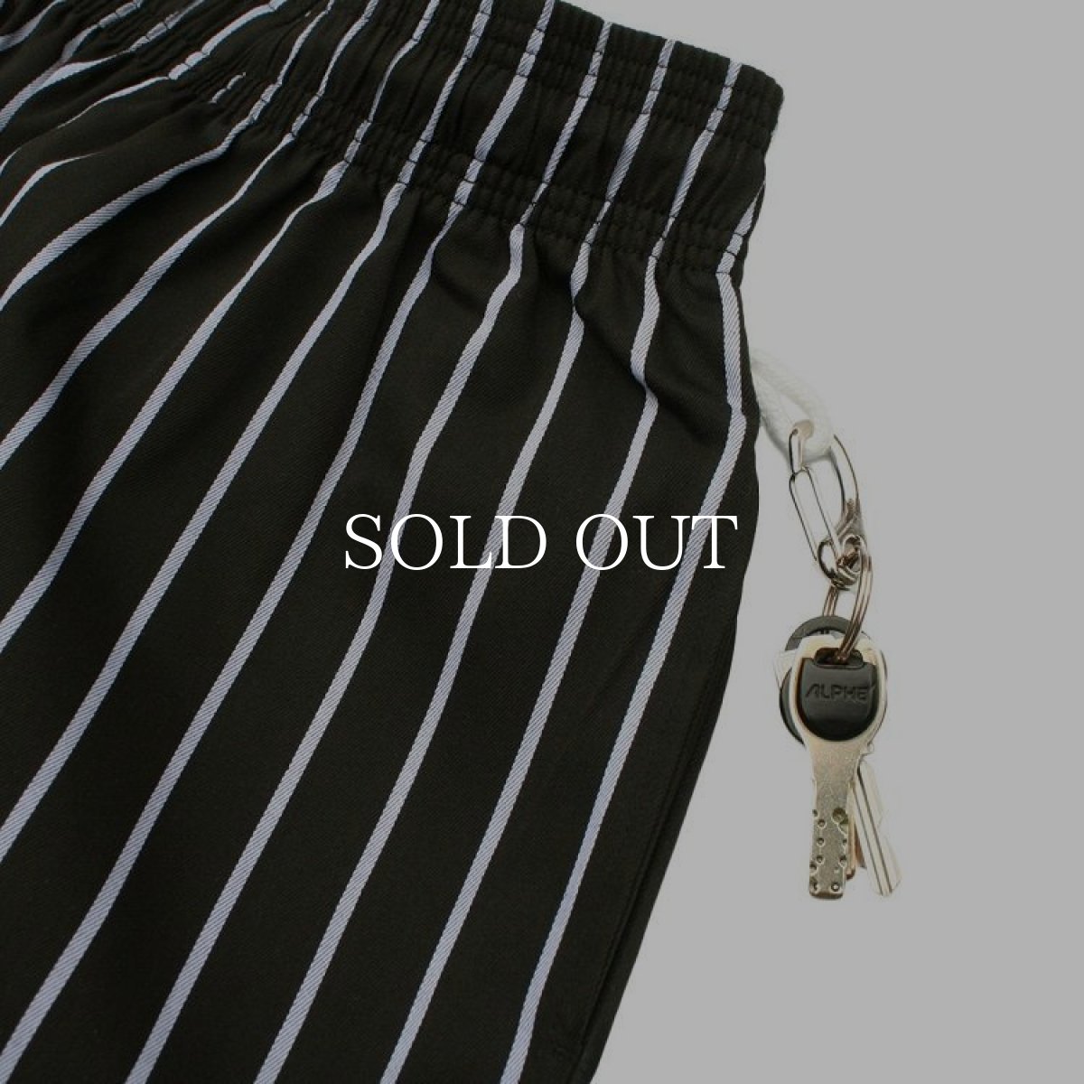 画像8: COOKMAN  Chef Pants Stripe BIG SIZE (Black) (8)