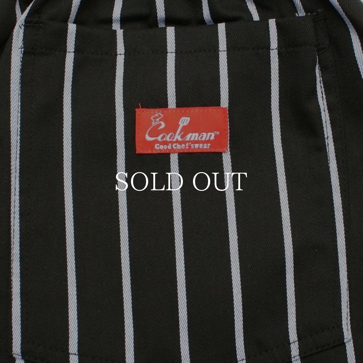 画像6: COOKMAN  Chef Pants Stripe BIG SIZE (Black) (6)