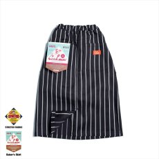 画像2: COOKMAN  Baker's Skirt Stripe (Black) (2)