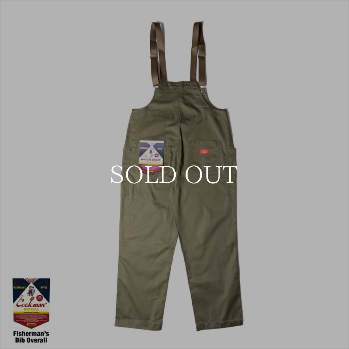 画像9: COOKMAN  Fisherman's Bib Overall (Khaki) (9)