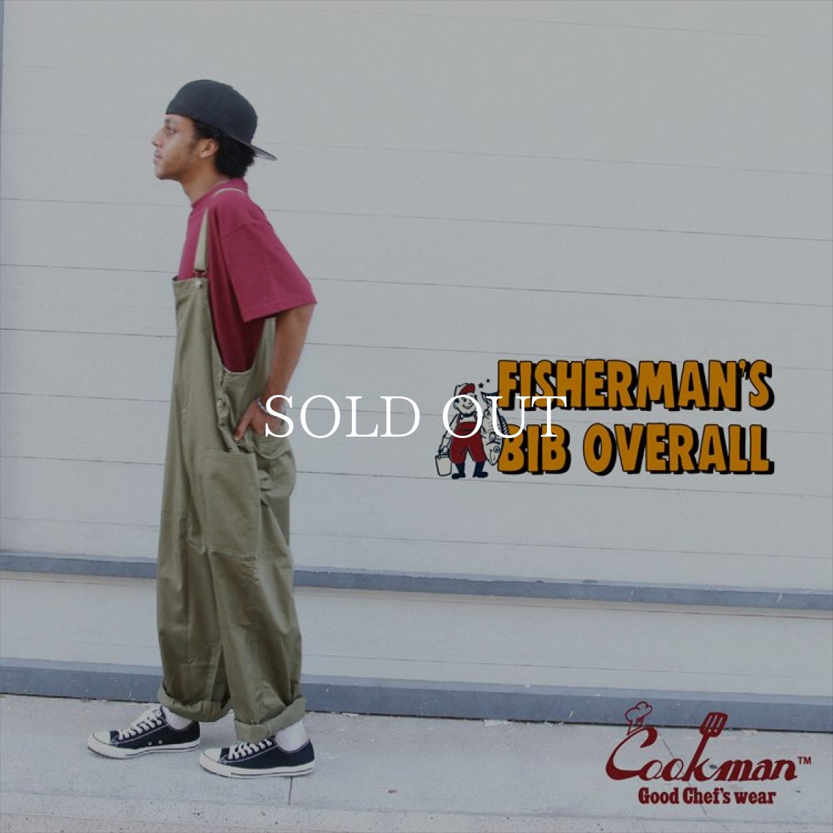 画像10: COOKMAN  Fisherman's Bib Overall (Khaki) (10)