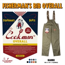 画像1: COOKMAN  Fisherman's Bib Overall (Khaki) (1)