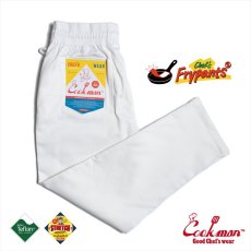画像1: COOKMAN  Chef's Frypants (White) (1)