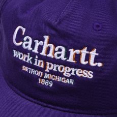 画像2: CARHARTT WIP  COMMISSION CAP (Boysenberry) (2)