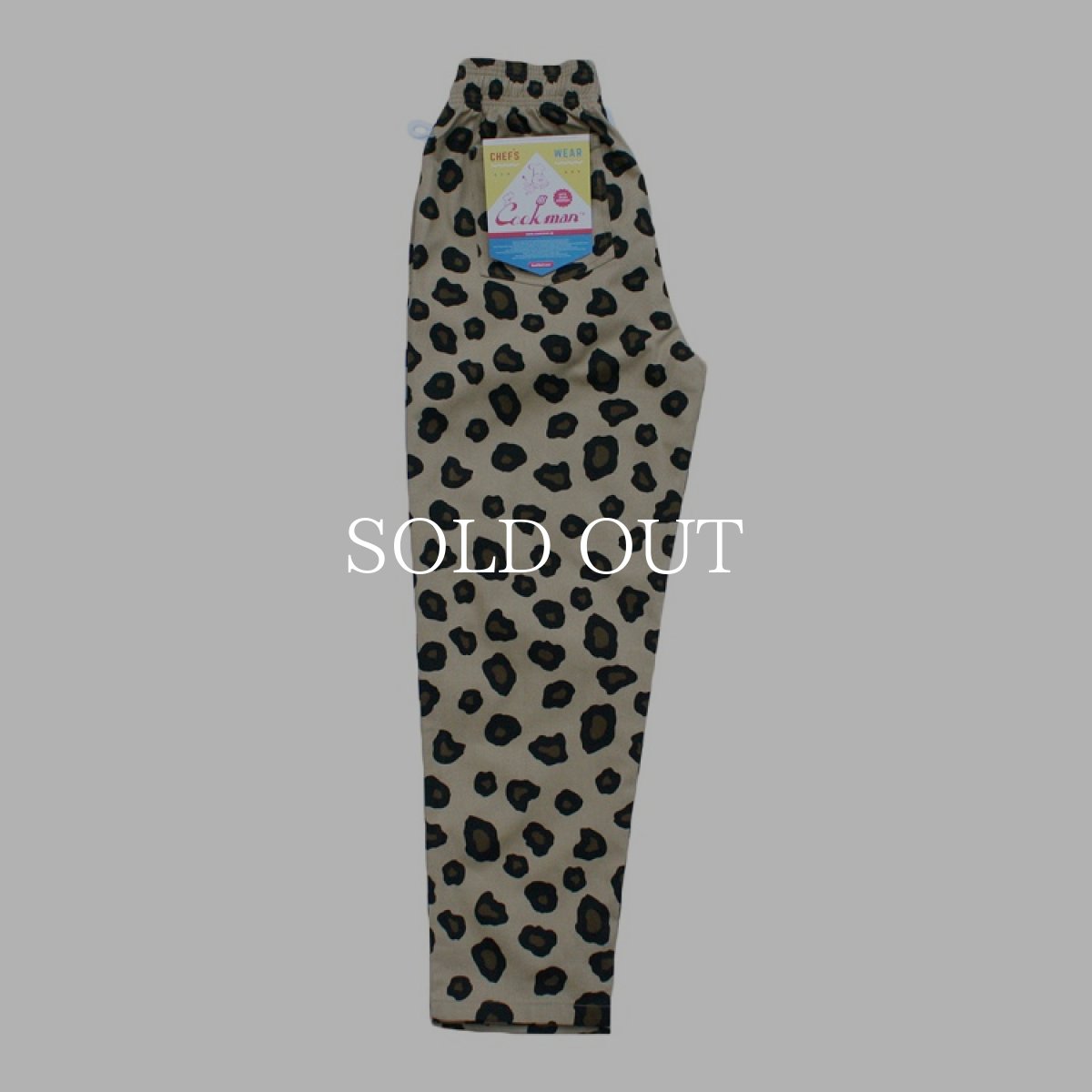 画像2: COOKMAN  Chef Pants Big Leopard (Beige) (2)